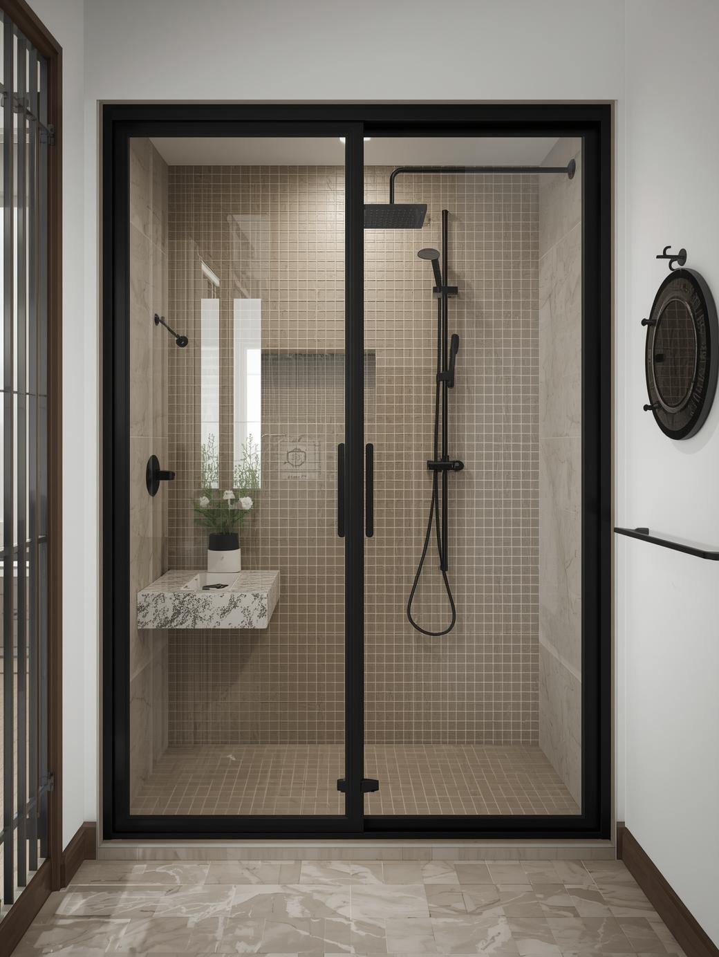 Framed Sliding Shower Doors