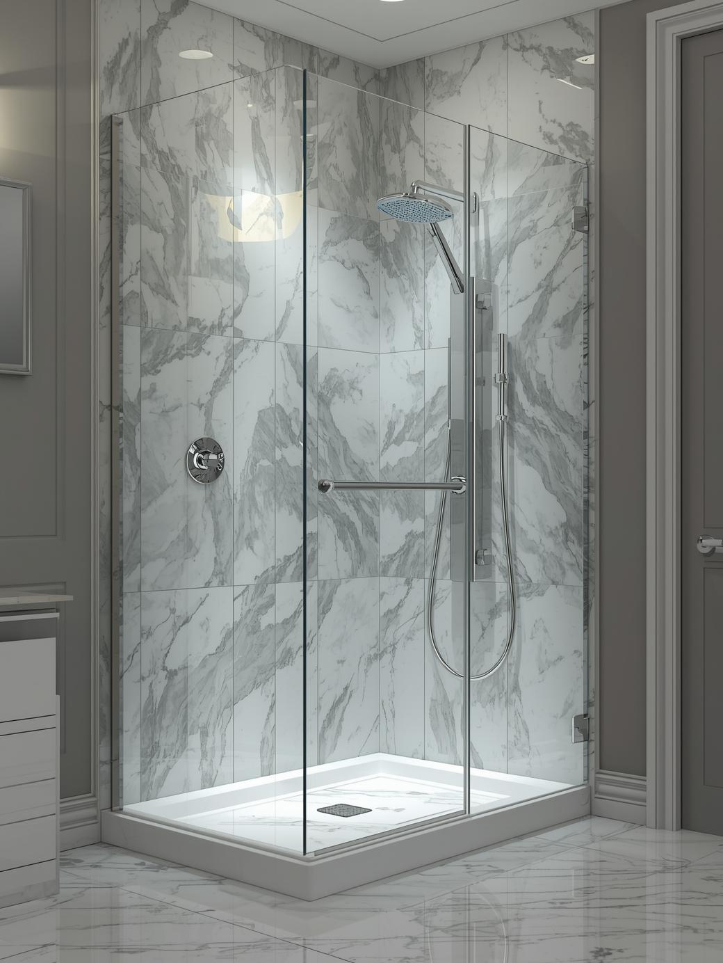 Frameless Glass Shower Enclosures