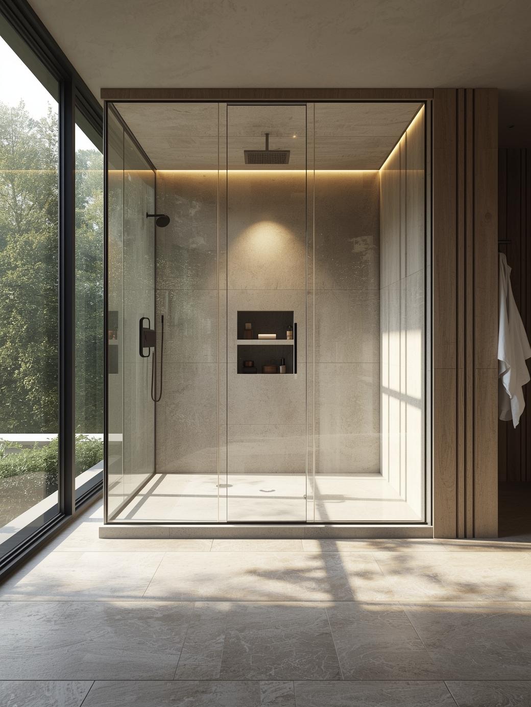 Custom Designed Shower Glass