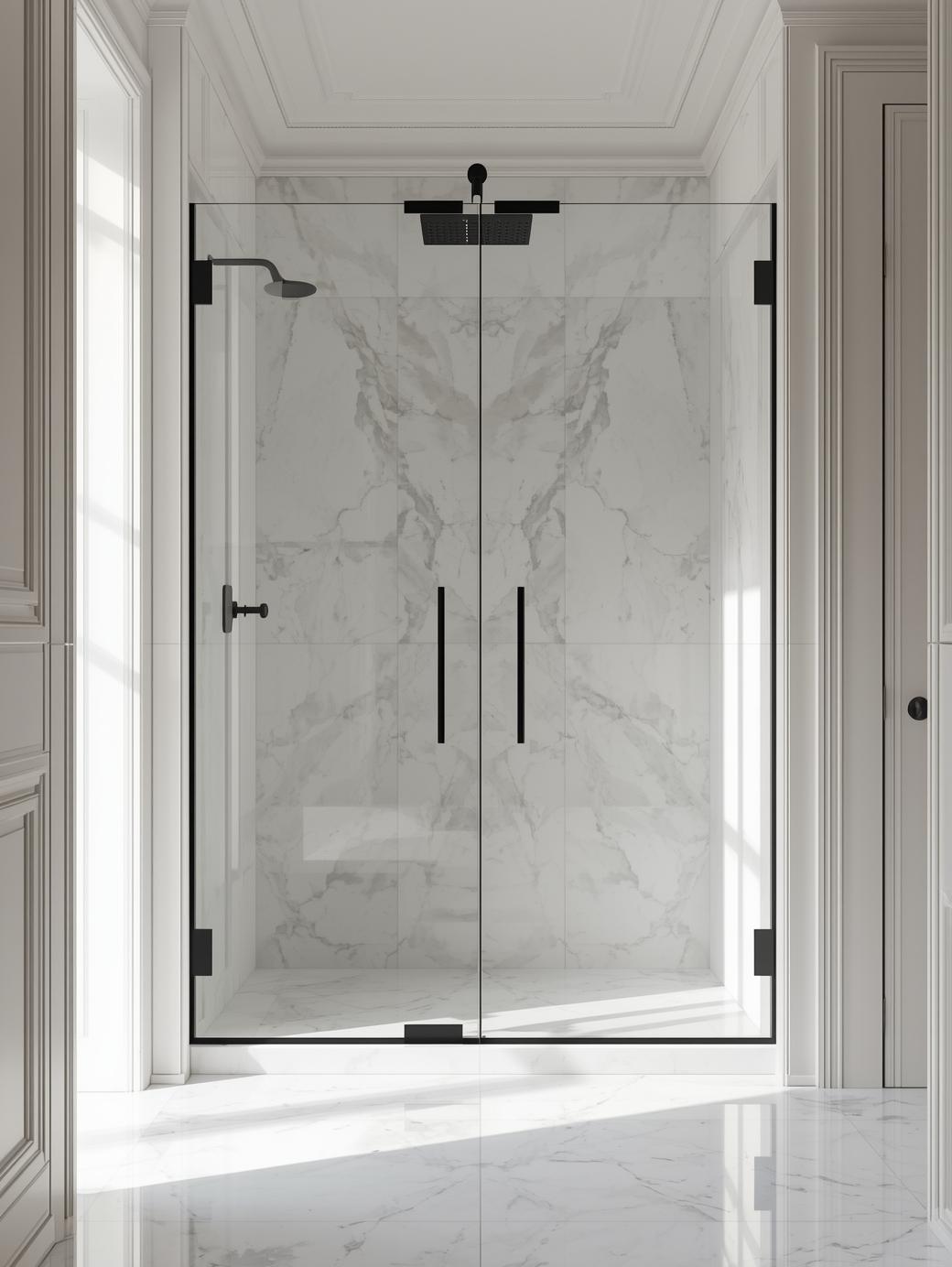 Hinged Glass Shower Doors