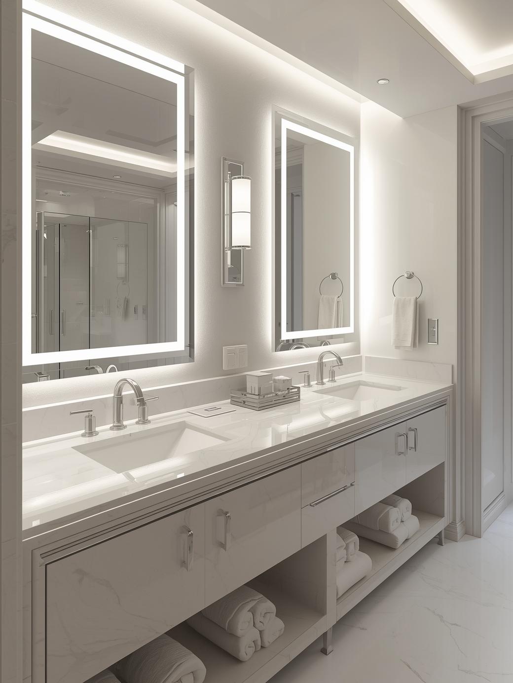 Bathroom Beveled Mirror