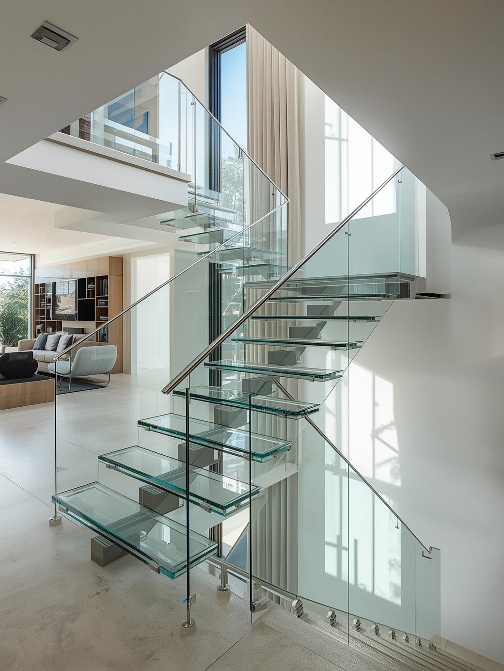 Staircase Glass Treads