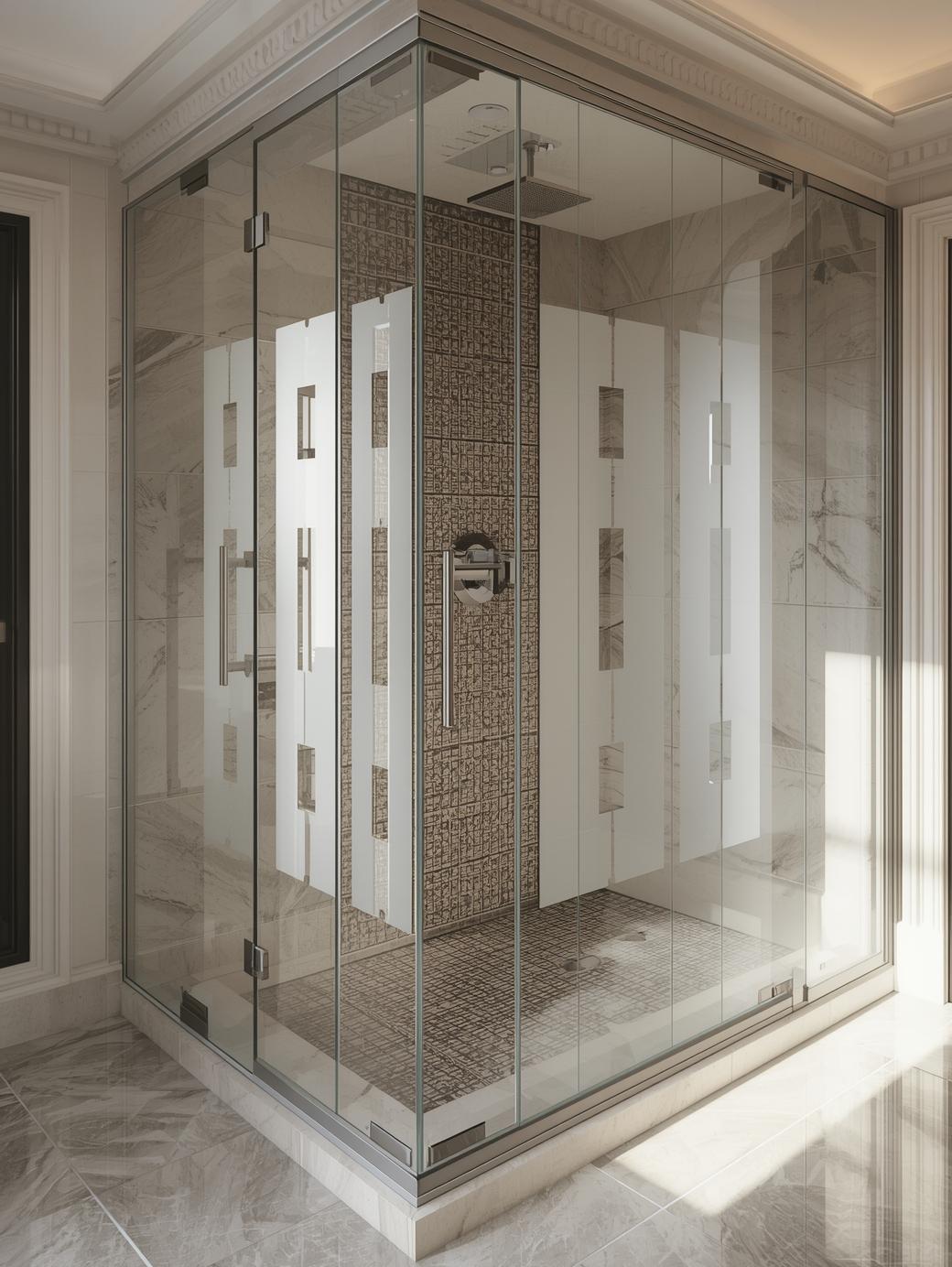 Custom Designed Sliding Shower Doors