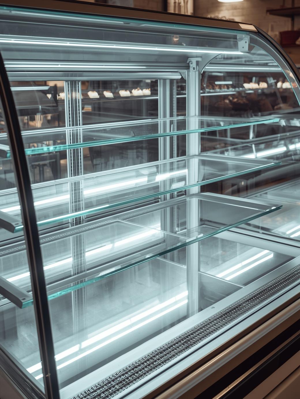 Food Glass Display Boxes