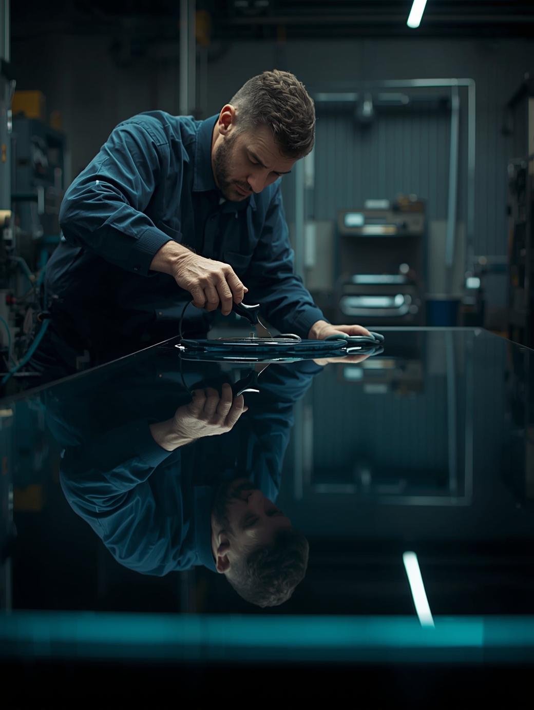 Sandblasting Glass Works