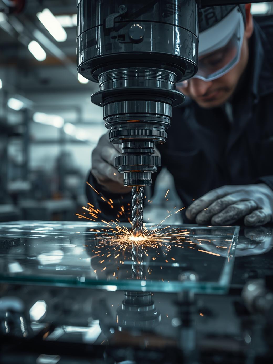 Cutting and Drilling Glass Works