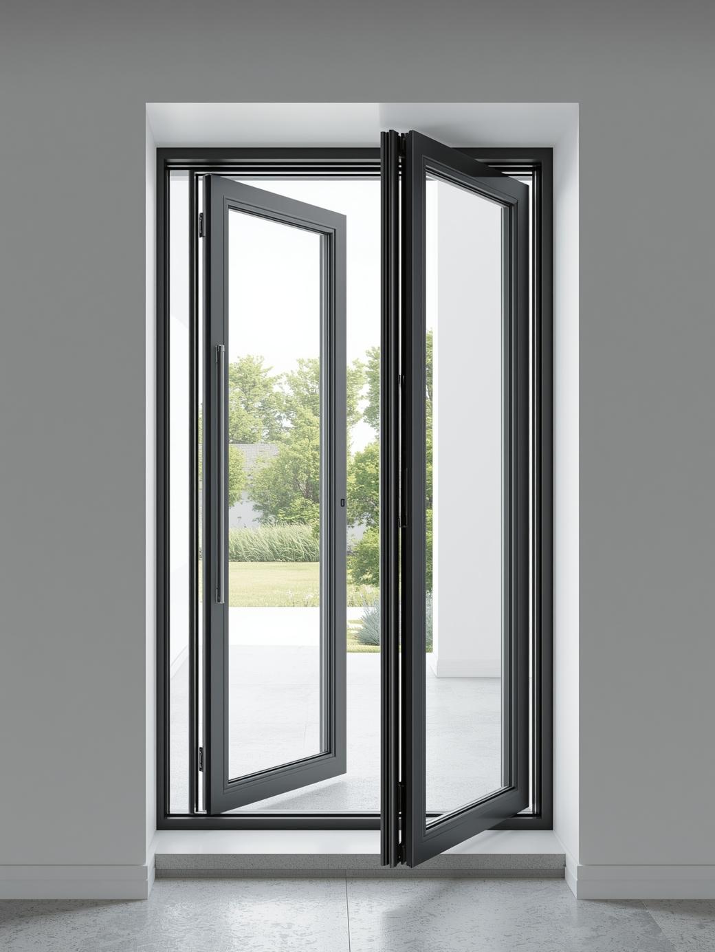 Aluminum Pivot Window