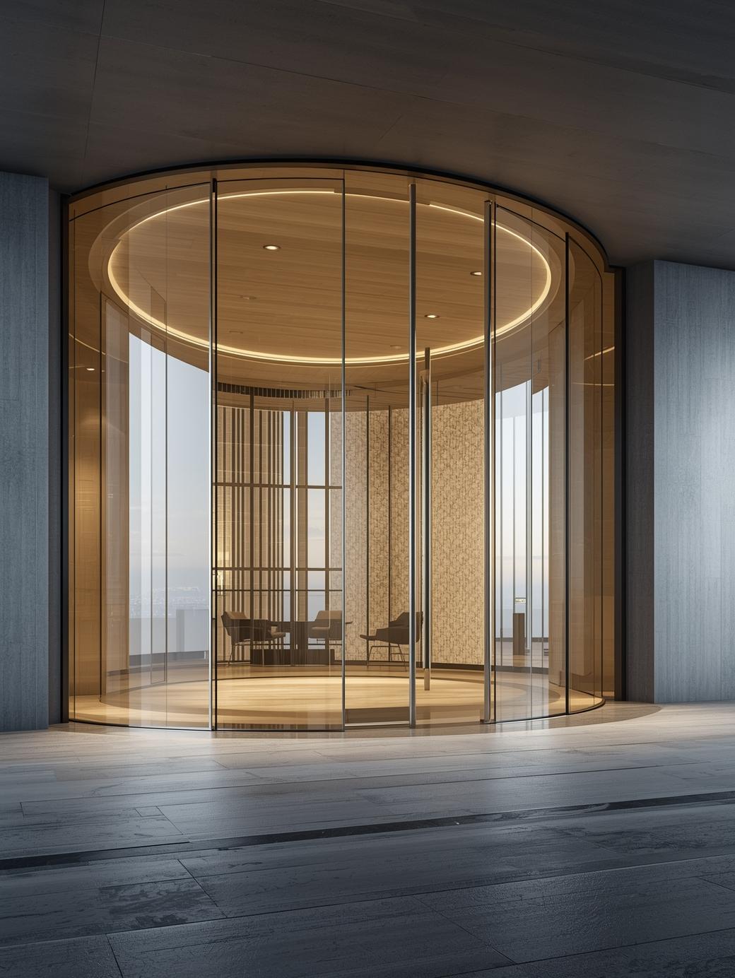 Curved Sliding Glass Doors