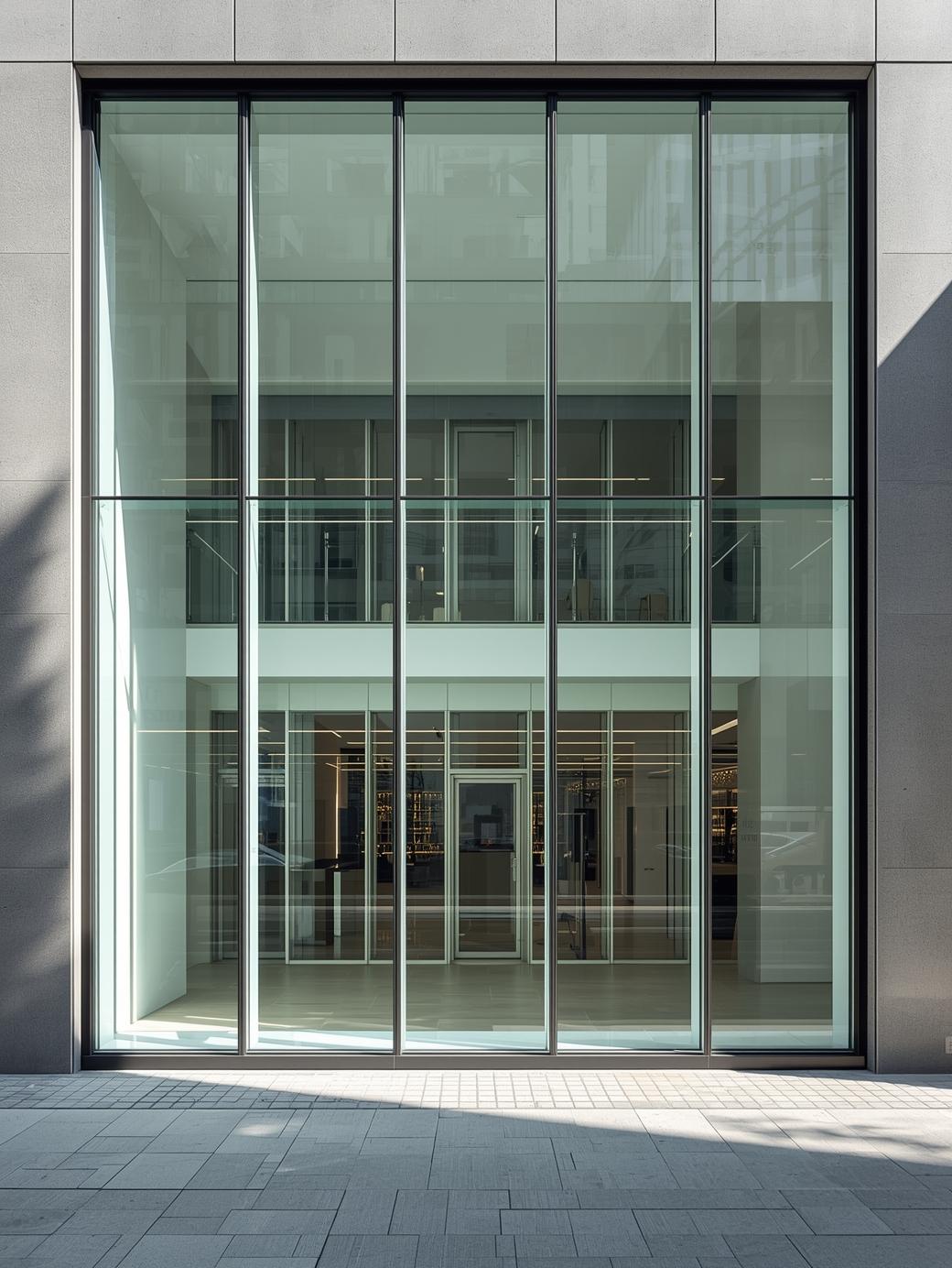 Aluminum Storefront Curtain Wall System