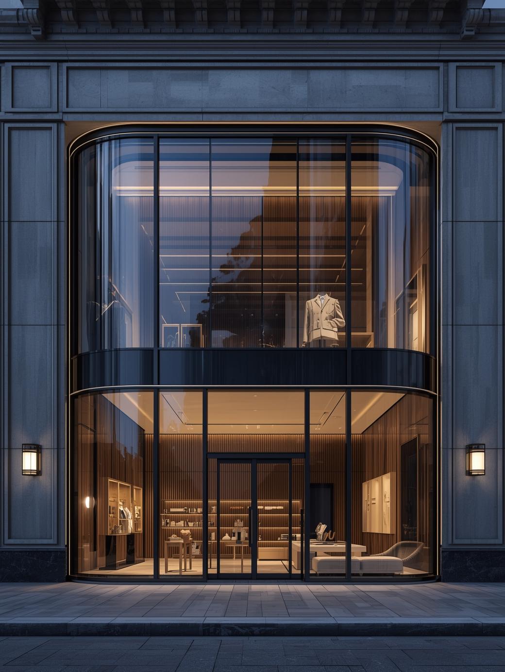 Curved Shop Fronts Glass