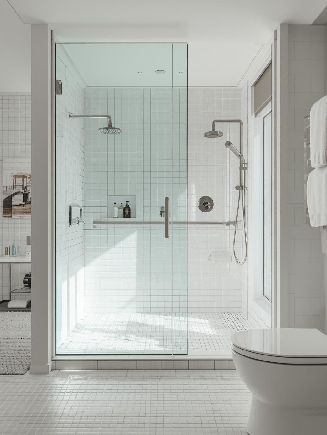 Clear Glass Swing Shower Doors