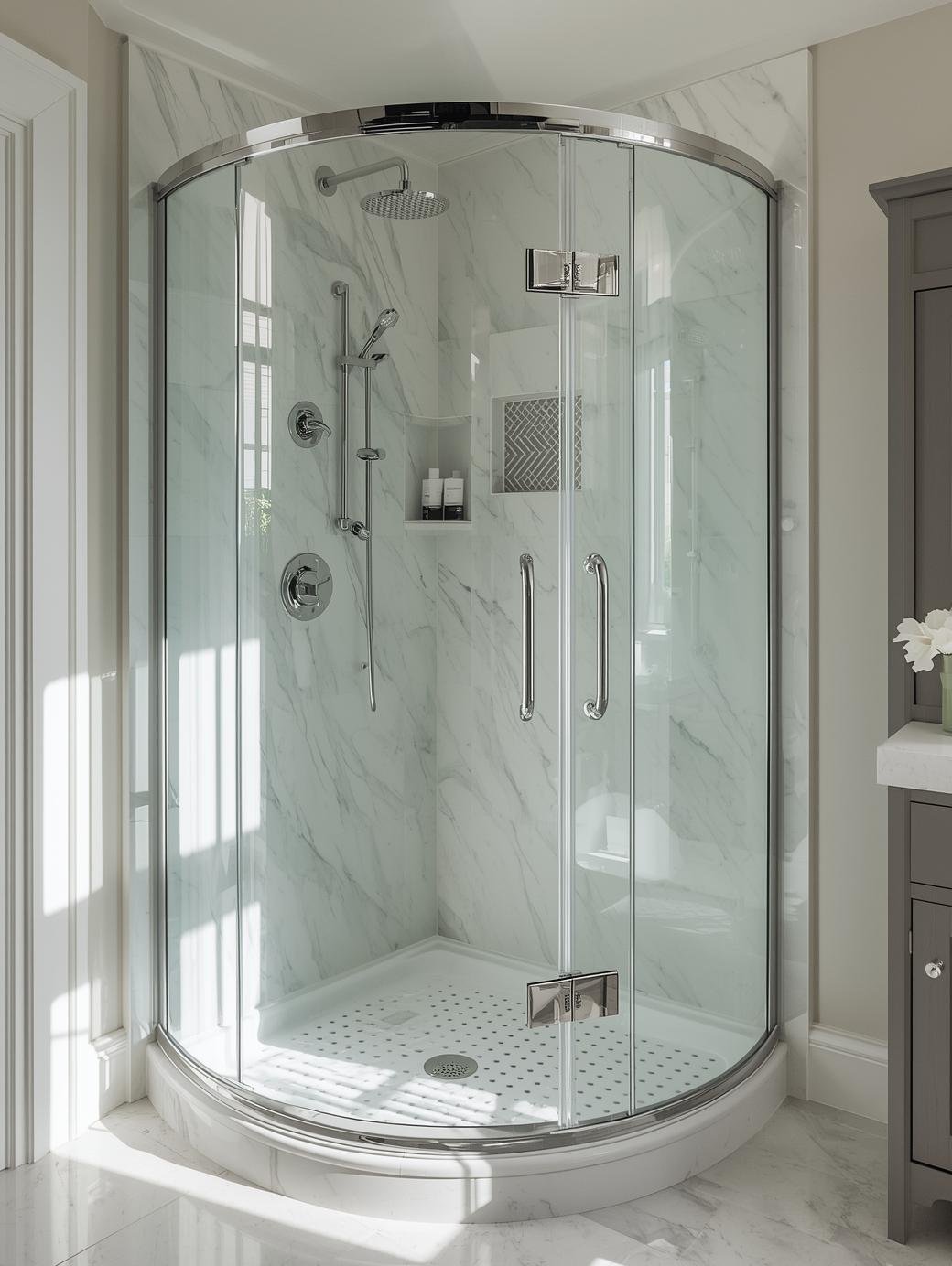Curved Swing Shower Doors