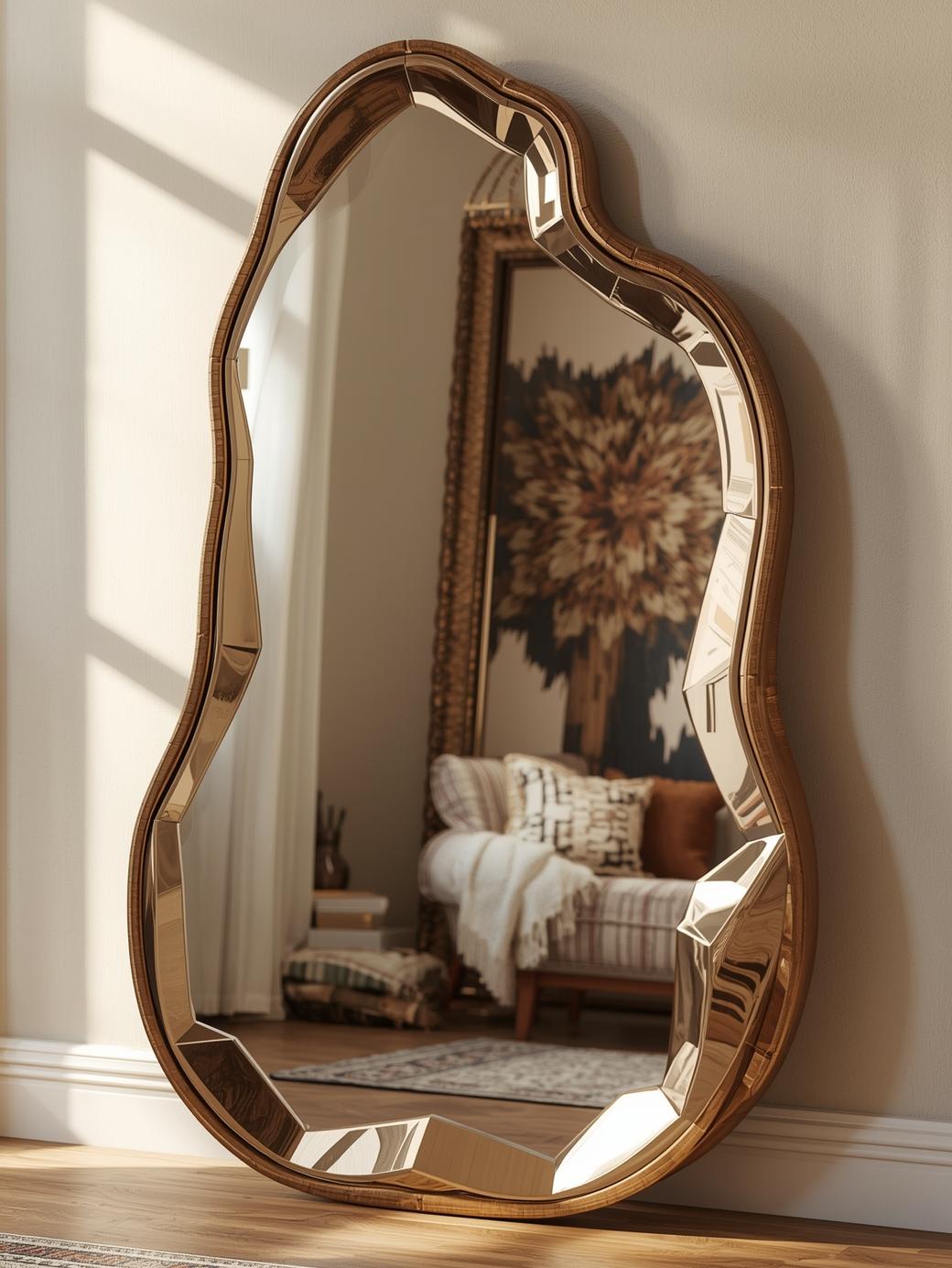 Custom Design Beveled Mirror