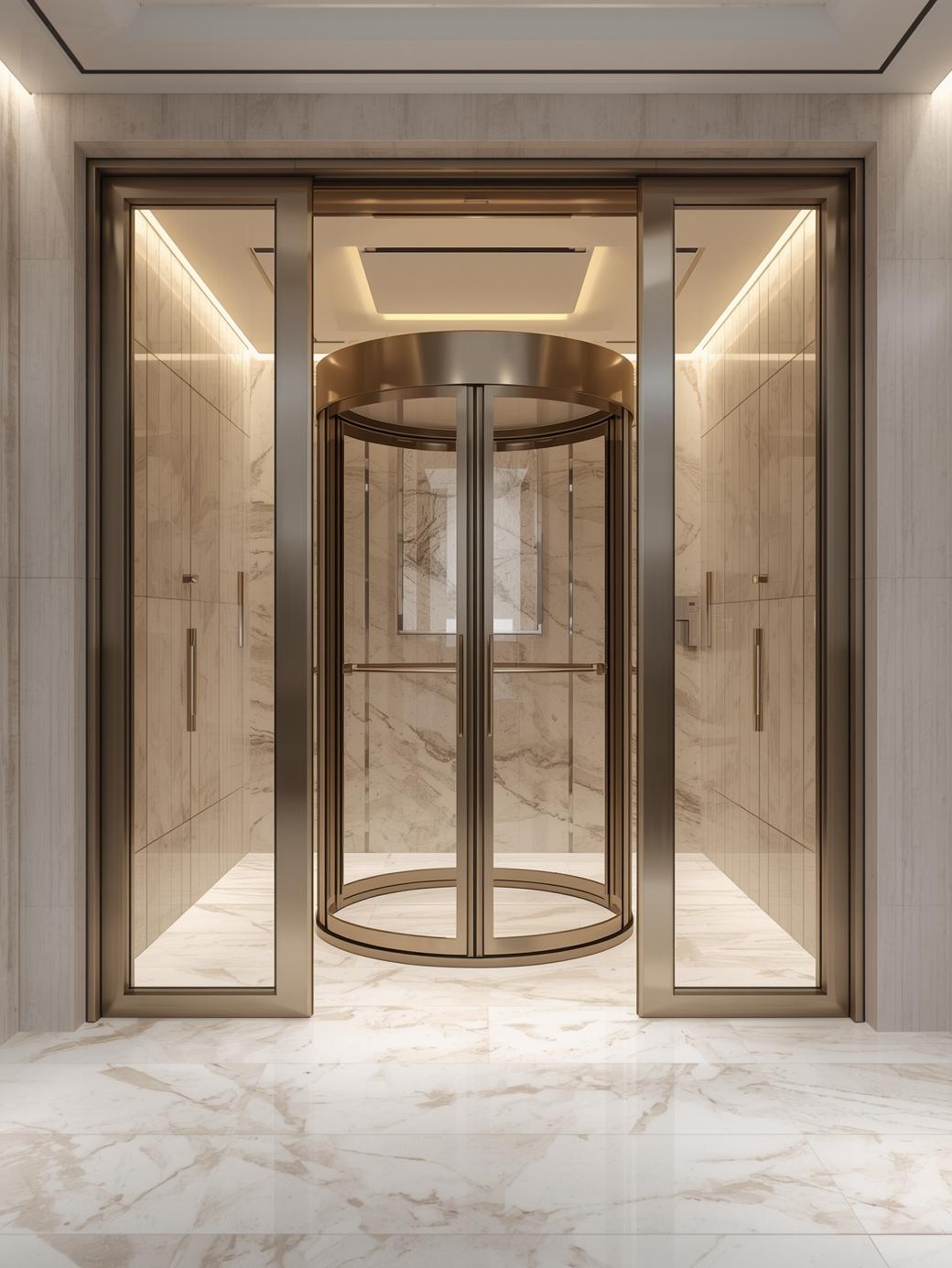 Aluminum Revolving Door