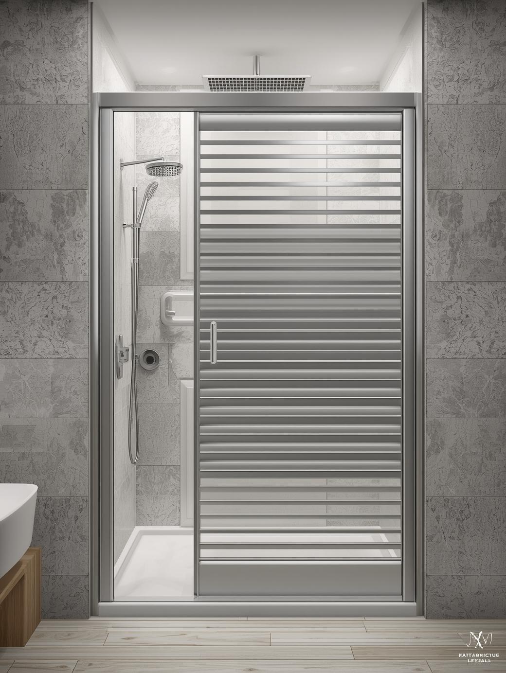 Aluminum Lamellar Door