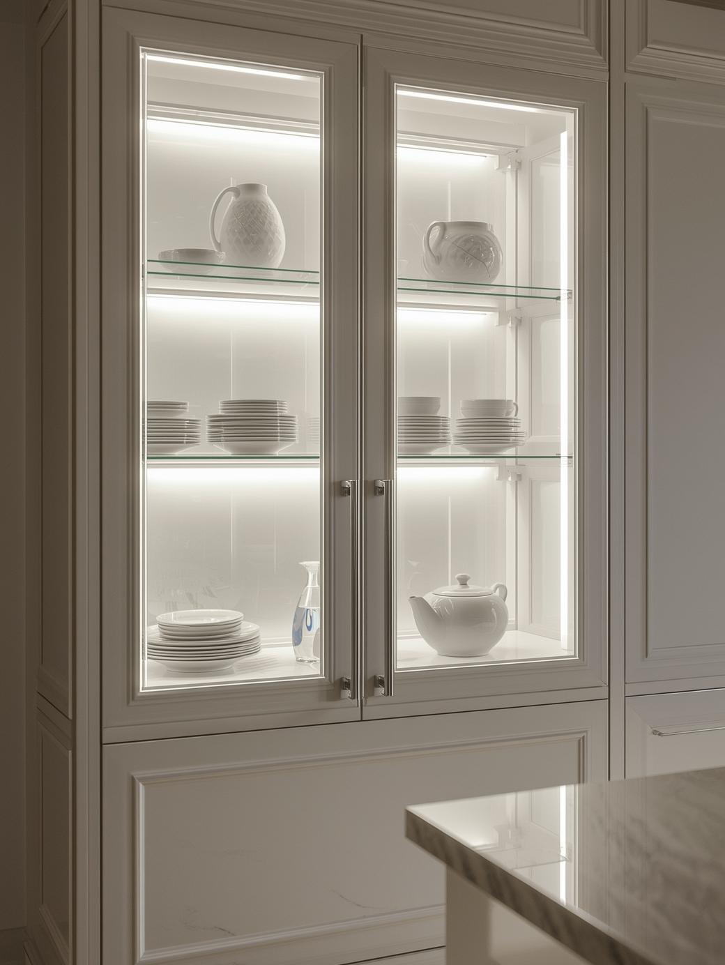 Kitchen Glass Cabinet Doors