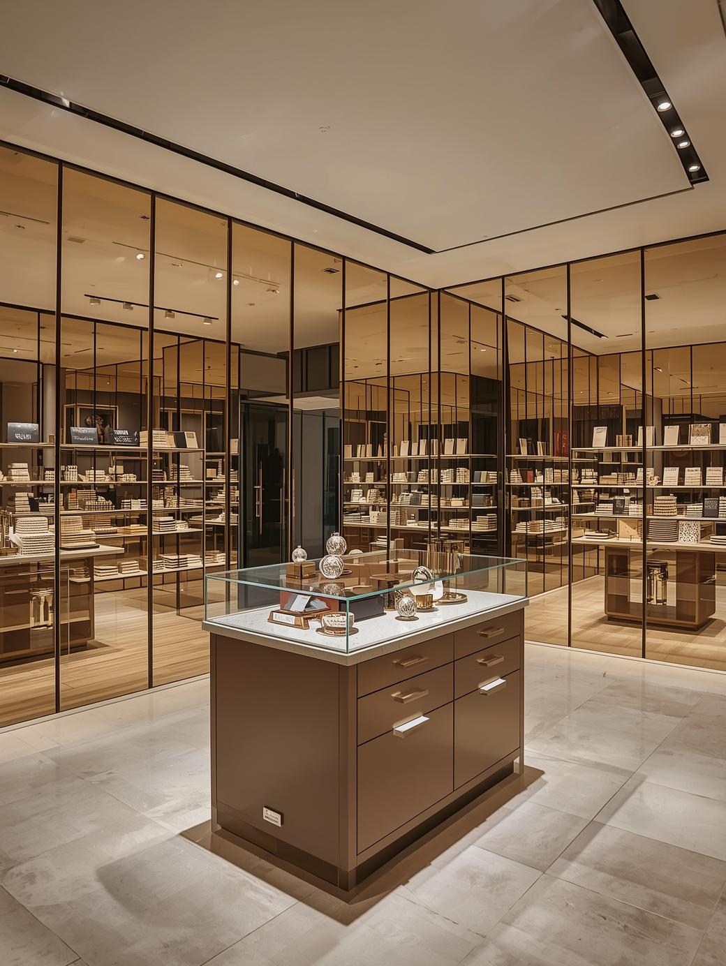 Mirror Cladding for Retail Displays