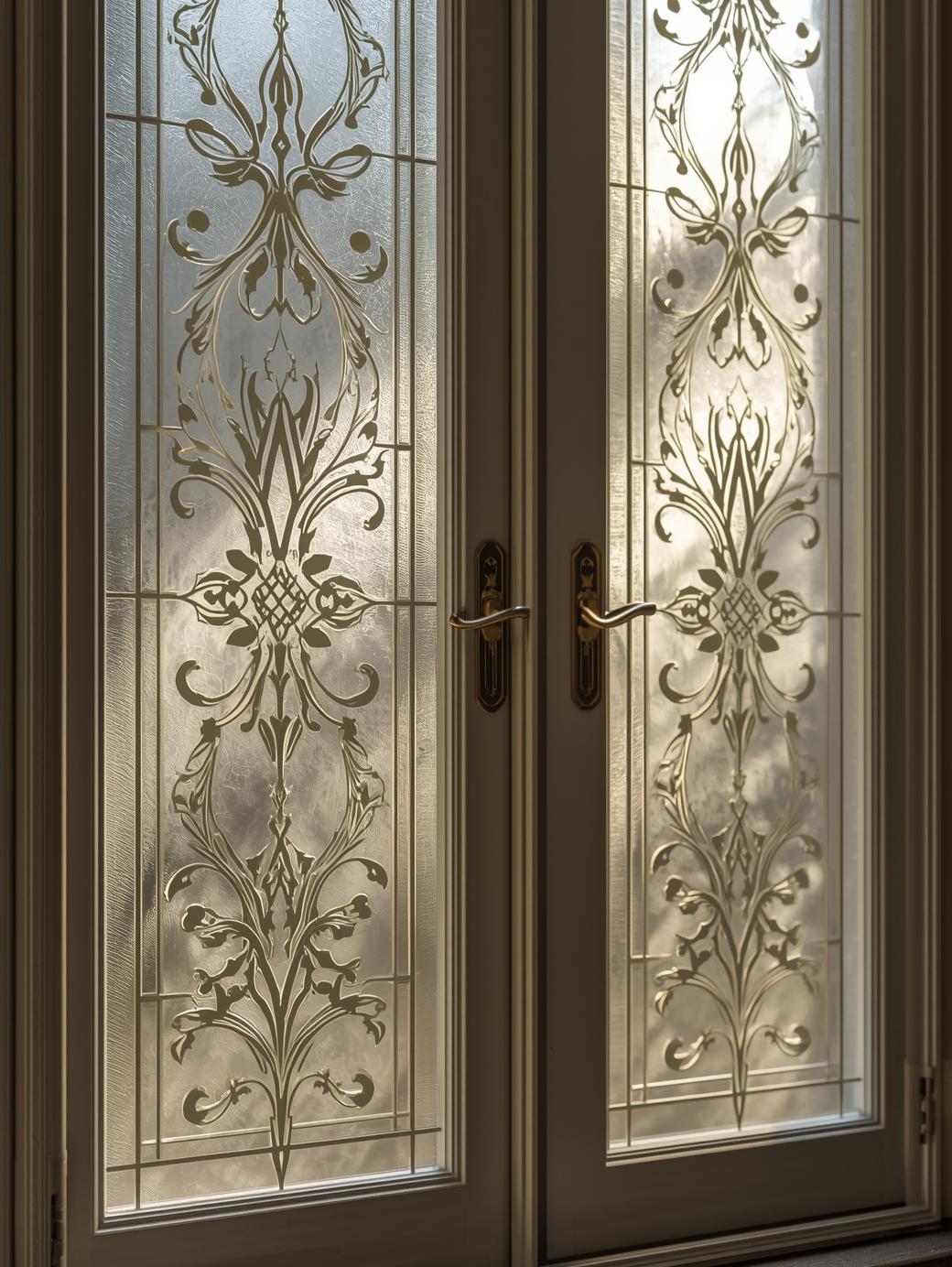 Etched Glass Design Windows