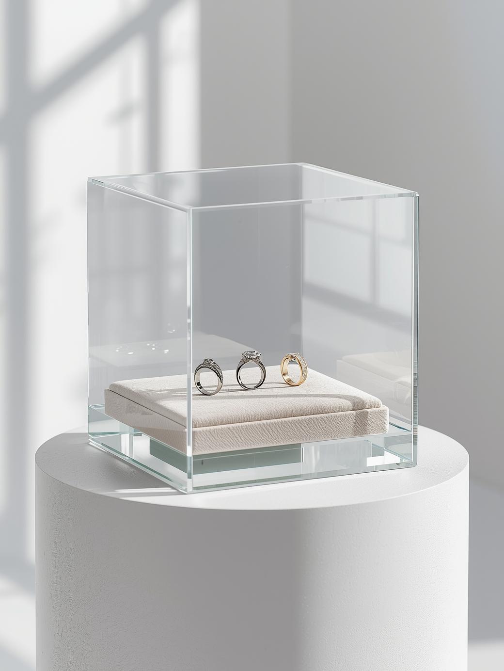 Jewelry Glass Display Boxes