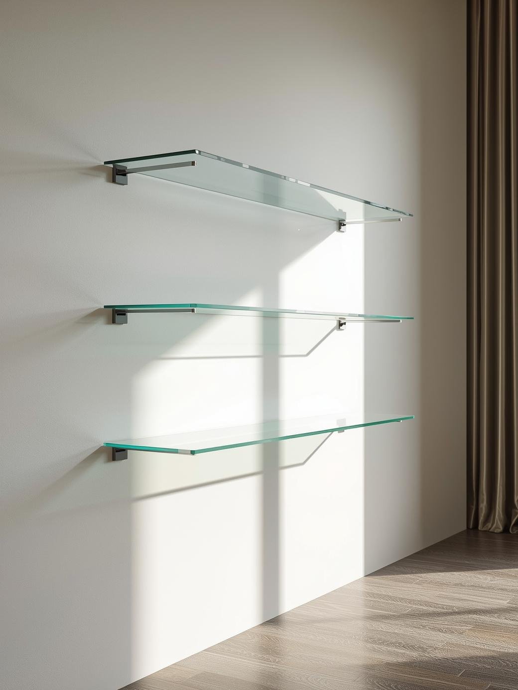 Floating Glass Shelves